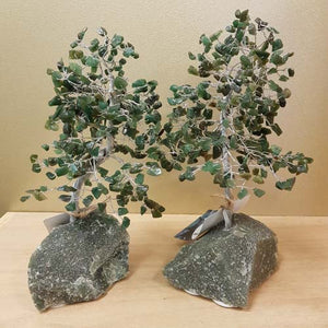 Green Aventurine Crystal Tree on Aventurine Base (assorted. approx. 23x13x9cm)