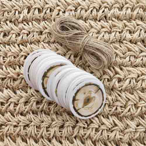 Gift Labels with Jute String (approx. 50 pieces per bag)