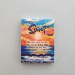 Let Your Spirit Soar Mini Notepad ( approx. 10x7cm)