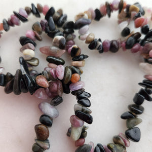 Tourmaline Mixed Chip Bead Strand (assorted)