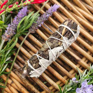 White Sage & Peppermint Cleansing & Blessing Stick / Bundle