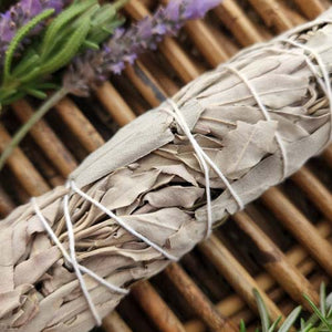 White Sage & Rosemary Cleansing & Blessing Stick/Bundle