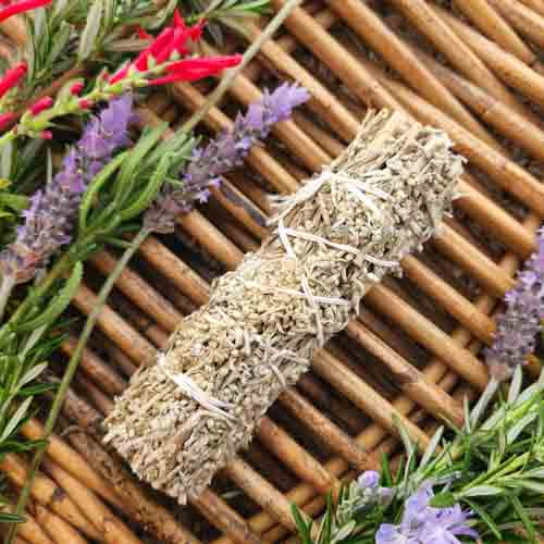 Black Sage aka Mugwort Cleansing & Blessing Stick / Bundle (approx. 10cm)