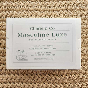 Masculine Luxe Collection Soy Melt 6 pack