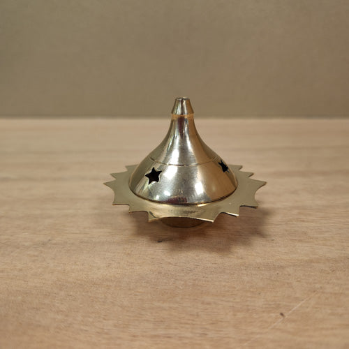 Charcoal/Cone Burner (brass. approx. 4.5x6x6cm)