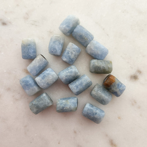 Blue Calcite Chunky Rod Bead (assorted)