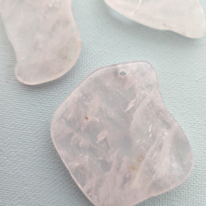 Rose Quartz Free Form Pendant