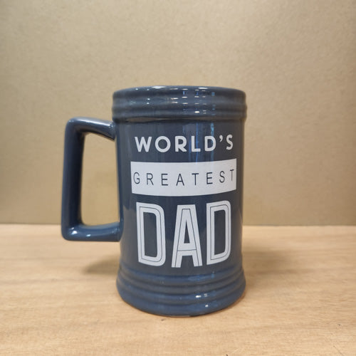 World's Greatest Dad Mug (approx.13x12.5x8.5cm)