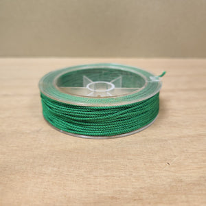 Green Braided Nylon Thread for Crafting & Jewellery Making