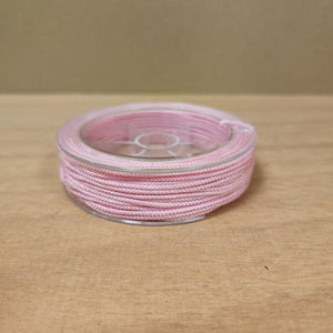 Pink Braided Nylon Thread for Crafting & Jewellery Making