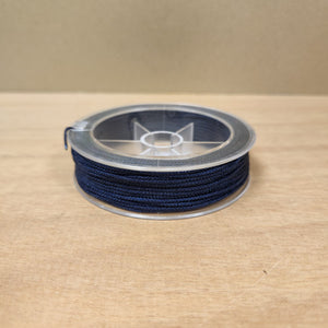 Navy Braided Nylon Thread for Crafting & Jewellery Making