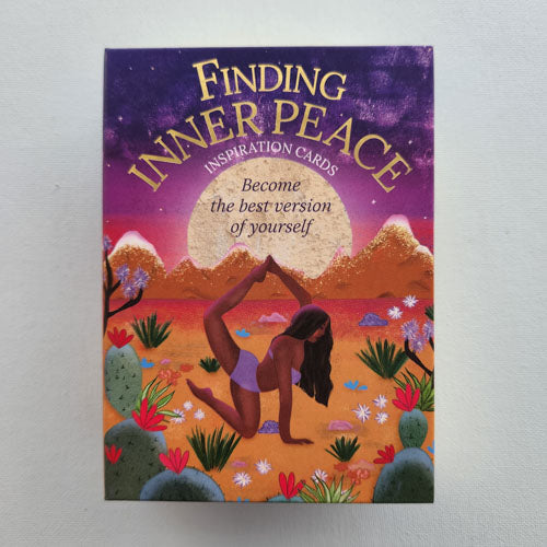 Finding Inner Peace Inspiration Cards (includes a stand. 36 cards and booklet)