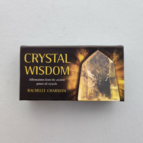 Crystal Wisdom Mini Affirmation Cards (affirmations from the ancient power of crystals. 40 cards)