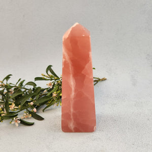 Rose Calcite Obelisk 