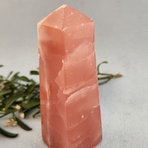 Rose Calcite Obelisk 