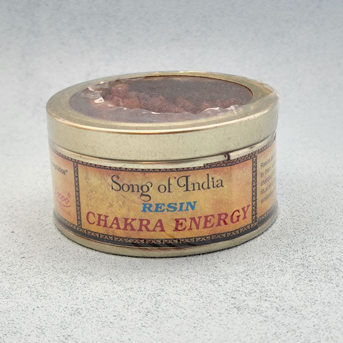 Chakra Energy Resin in a Tin (Song of India. approx. 60gr)
