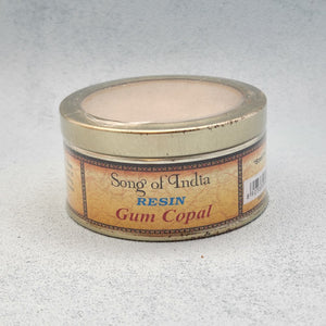 Gum Copal Resin in a Tin