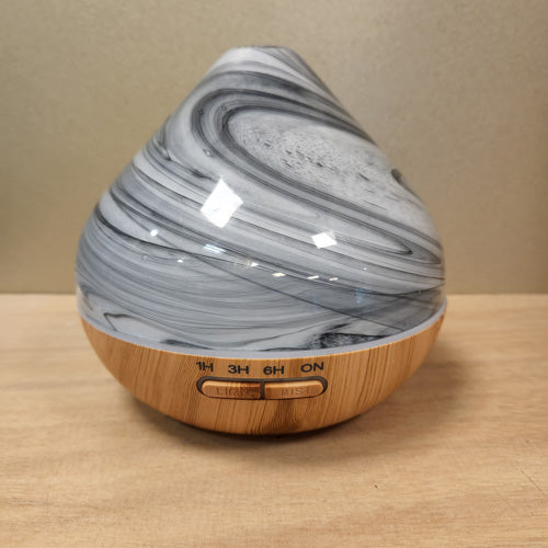 Ultrasonic Aroma Diffuser Glass 3D LED (colour changing approx.16.5x16cm)