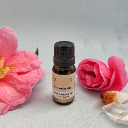 Rose Damask Absolute Essential Oil (10ml. 3% diluted in Jojoba Oil)