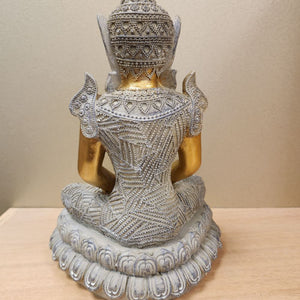 Gold Meditating Buddha Statue