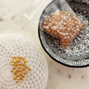 Honey Glass Seed Beads
