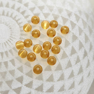 Gold Glass Opaque Seed Beads