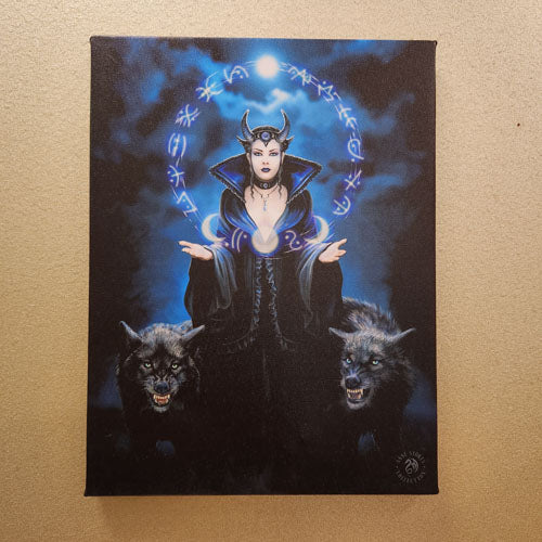 Moon Witch Canvas By Lisa Parker (approx. 22x19cm)