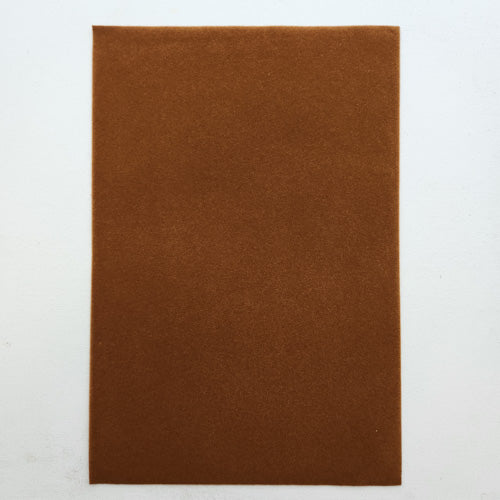 Brown Flocking Self Adhesive Craft Sheet (approx. 30x20cm)