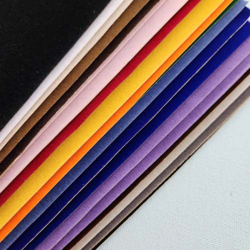 Velvet Self Adhesive Craft Sheet (assorted colours. approx. 30x20cm)