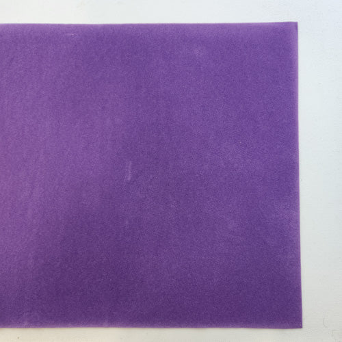 Purple Flocking Self Adhesive Craft Sheet (approx. 40x29cm)