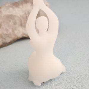 White Calcite Goddess