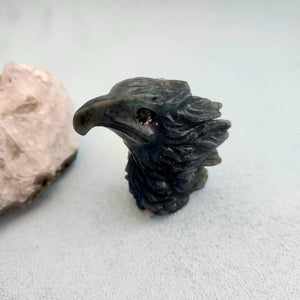 Labradorite Eagle Bust