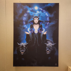 Moon Witch Canvas By Anne Stokes