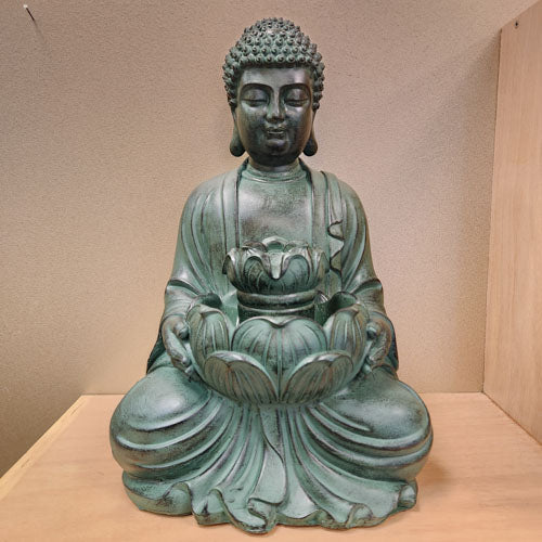 Buddha With Lotus Water Fountain (approx. 26x23x39.5cm)