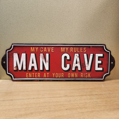 Man Cave Sign (approx. 42x14cm)