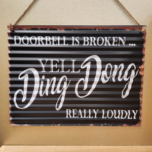 Ding Dong Sign