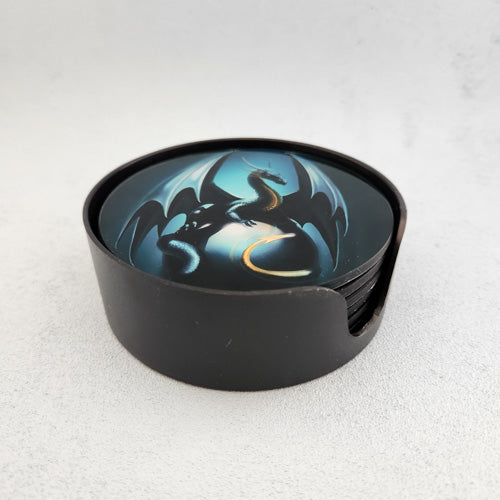 Mystical Dragon Glass Coasters (set of six)