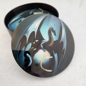 Mystical Dragon Glass Coaster Set