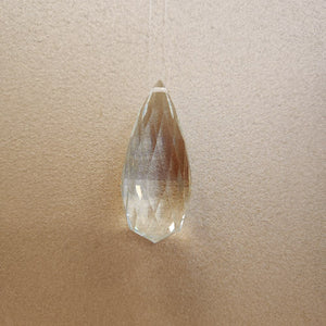 Hanging Faceted Tear Drop Prism
