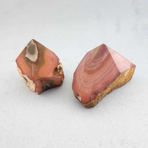 Polychrome Jasper Partially Polished Point (assorted. approx. 5.3-5.8x6.3-8.3x4.4-5.3cm)