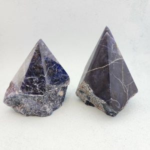 Sodalite Partially Polished Point