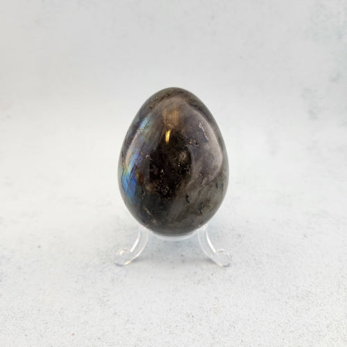 Labradorite Egg (approx. 6.7x5.1cm)