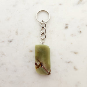 Banded Calcite Keyring