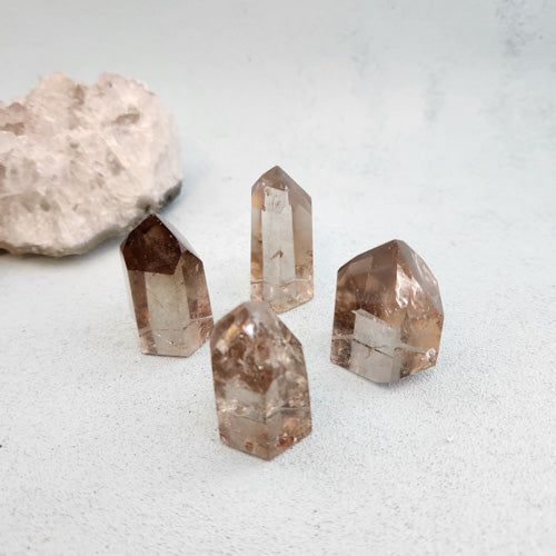 Smoky Quartz Polished Point (assorted. approx. 4-5x2.5-2.9cm)