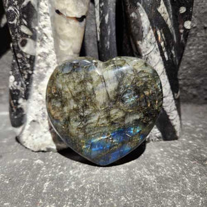 Labradorite Heart 