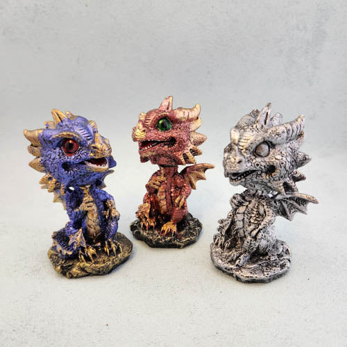 Bobblehead Dragon (assorted colours approx. 9x5x5cm)