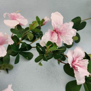 Pink Azalea Flower Garland
