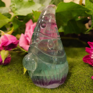 Rainbow Fluorite Gnome 