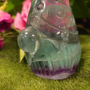 Rainbow Fluorite Gnome 