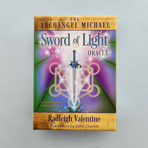 The Archangel Michael Sword of Light Oracle Cards (44 cards and guide book)
